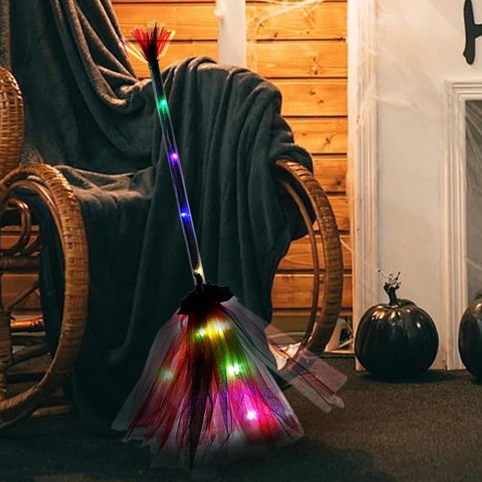 Kids Outdoor Broom - Cadı Süpürgesi Pille Çalışan Komik Dekoratif