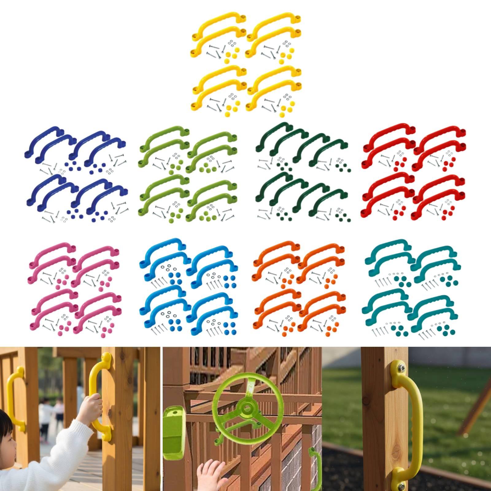 Kids Outdoor Climbing Frame - 8 adet tırmanma çerçevesi kolları kolay