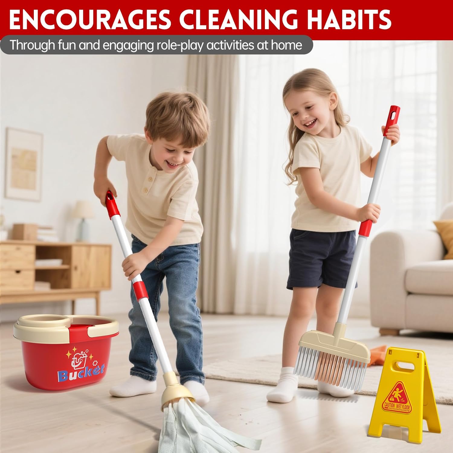 Çocuklar İçin Temizlik Oyuncak - Kids Outdoor Broom incelemesi ve fiyatı