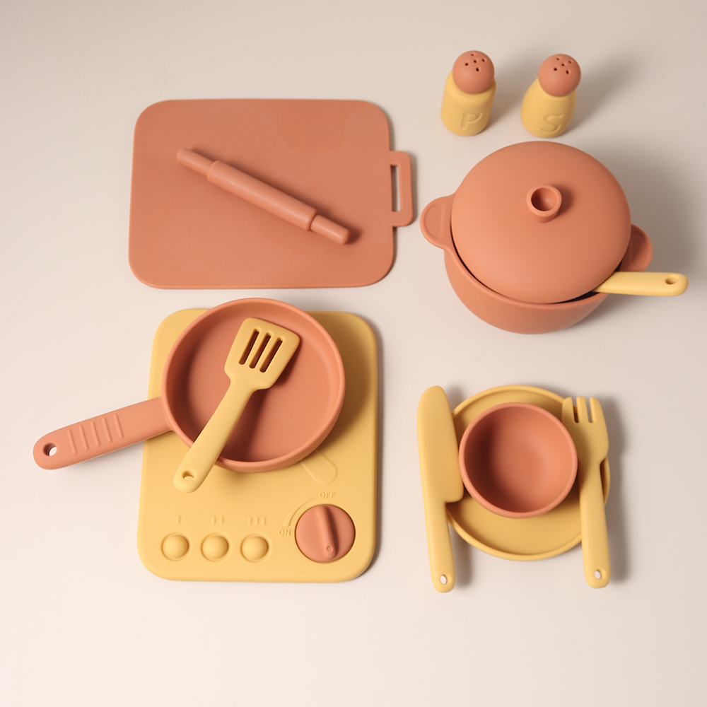 13 Parça Silikon Mutfak Oyunca - Kids Outdoor Kitchen Accessories incelemesi ve fiyatı